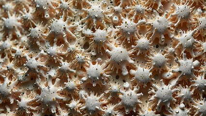abstract closeup of spiky starburst pattern