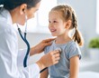 © Kim de Been - Professional Medical Check-Up – Doctor Examining Little Girl Patient in pediatrics