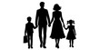 © Sa_e - Together Forever: A Family Portrait, A shadowy depiction of family strength and connection