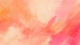 bright hot pink watercolor and soft peach orange and beige colors on old crumpled paper texture design elegant watercolor paint illustration