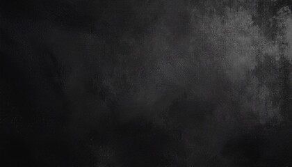 Wall Mural - elegant black background illustration with vintage distressed grunge texture and dark gray charcoal color paint black and grey wall