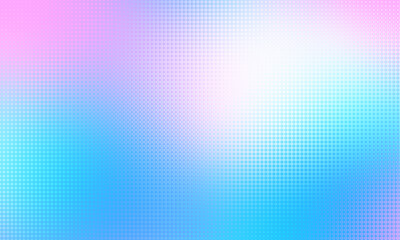 Wall Mural - gradient color background with geometric halftone pattern.