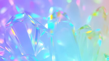 Wall Mural - A colorful, abstract background with a lot of small, colorful, shiny