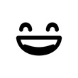© umar - Happy character face with big teeth showing a wide toothy grin