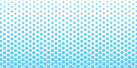 Wall Mural - dot blue light technology texture hexagon background. vector illustration of flat geometric texture 