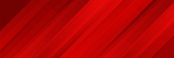 Wall Mural - red banner background with modern dynamic stripes and lines. suit for business banner, header, repor