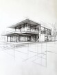 © Johannes - Architectural overlay sketch showing future house extension