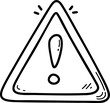 © TriplePStudio - Economic Instability concept. Warning sign icon with exclamation mark in a triangle shape.