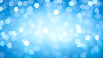 Abstract blue bokeh background