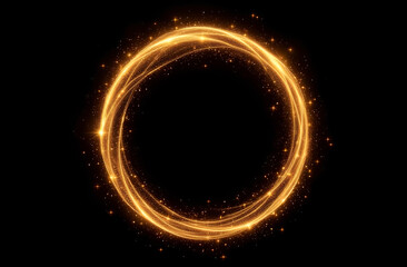 bright, glowing rings of fire, like a fiery eclipse in dark space, design an energetic, colorful gal