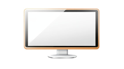 Blank computer monitor screen, a canvas for productivity and entertainment