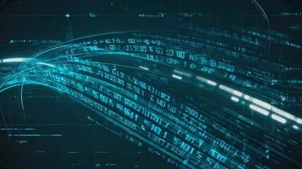 abstract binary code background
