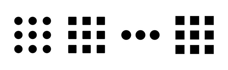 Wall Mural - menu icon set. web menu icon. hamburger menu symbol