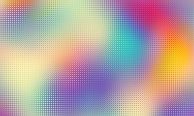 Wall Mural - pixilated abstract energy background. halftone effect. vector image. small particles with overlay mo