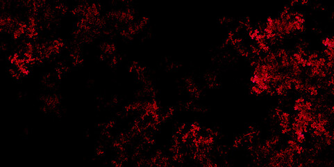 Wall Mural - Distressed red grunge texture on a dark background, vector. Distressed rough grunge texture surface red color. Fire & brimstone Abstract red grunge reflection of neon cumulus clouds smoke exploding.