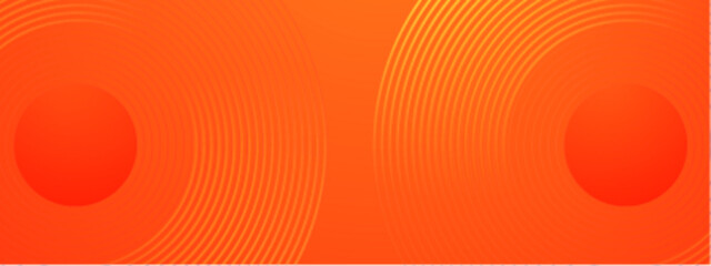 Wall Mural - abstract orange background with concentric circles, perfect for graphic design, web design, backgrou