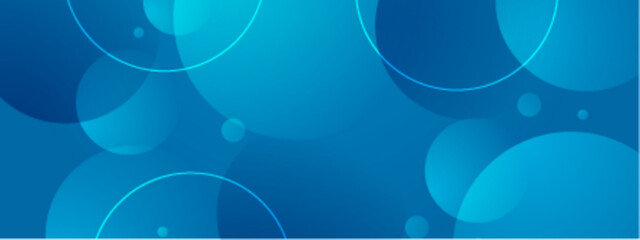 Wall Mural - abstract blue background with overlapping circles, ideal for business presentations, website designs