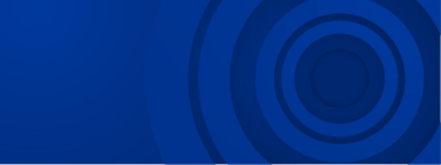 Wall Mural - concentric blue circles form abstract design. suitable for digital backgrounds, web graphics, techno