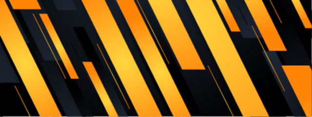 Wall Mural - abstract diagonal yellow and black stripes, dynamic background for graphic design projects, modern b