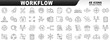 © tutti_frutti - Big set of workflow related line icons. Editable stroke