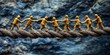 © Pooji Josh - Team work and cooperation, collaborating together to achieve common goals and building success through collective effort, Generative AI