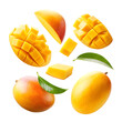 © MdTariqul - Juicy Mango Slices Fresh, Ripe, and Ready to Eat PNG Images