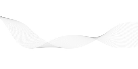 Wall Mural - abstract grey wavy lines background. digital frequency track equalizer. abstract frequency sound wav