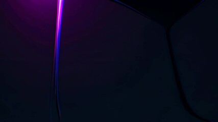 Wall Mural - colorful neon lights are glowing, creating a vibrant and dynamic abstract design with a striking con