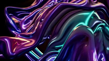 Wall Mural - Flowing and waving, vibrant abstract colors blend seamlessly with sunbeam light rays, creating a stunning and surreal visual experience full of dynamic energy and motion