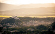 City skyline with Hohensalzburg Fortress on Festungsberg mountain in autumn, Salzburg, Austria