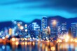 © Fandi project - Night City Skyline Illuminates Urban Landscape