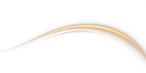 Wave, design, line, vector, and orange gold merge in this smooth PNG swirl. Flowing curve with light and fractal motion forms a transparent PNG Overlay for modern art, tech, or wallpaper concepts.