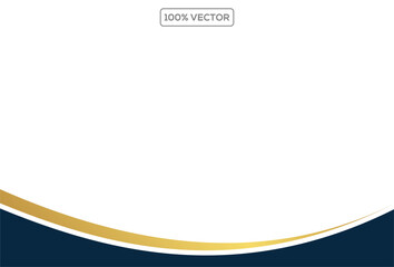 Wall Mural - wave separator footers, modern dividers shapes vector illustration element template 03