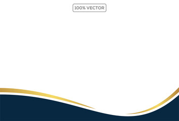 Wall Mural - wave separator footers, modern dividers shapes vector illustration element template