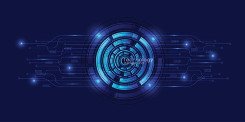 Abstract futuristic digital technology background