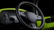 © sevenduck - Modern Vehicle Interior: Steering Wheel & Controls