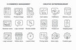 © Oleksandr - Icons for e-commerce management and creative entrepreneurship