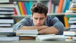 © Royal - focused worker working on difficult task early in the day to ensure productivity