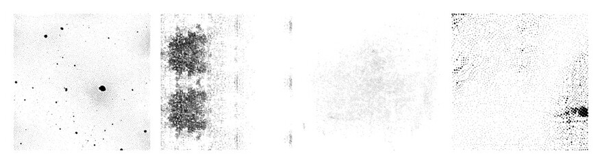 Vector Abstract particle arrangements form dynamic clustered shapes.