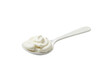 © Runa - Spoon of creamy yogurt isolated on transparent background