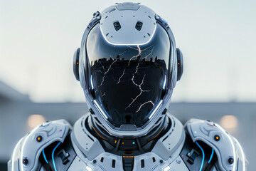 Wall Mural - spacesuit costume made generative ai technology
