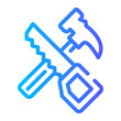 © Mahfudin - Wrench and Saw Crossed icon