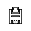 © hattaarshavin - Stylized Black Outline Icon of a RJ45 Network Connector Port