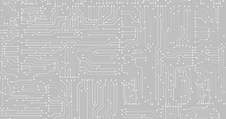 Wall Mural - circuit technology background with hi-tech digital vector illustration eps10