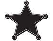 © Toseef - SHERIFF STAR SILHOUETTE