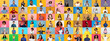 © Prostock-studio - A lively collection of diverse individuals showcasing various facial expressions and gestures. Set against colorful backgrounds, the collage reflects a celebration of identity and unity in diversity.