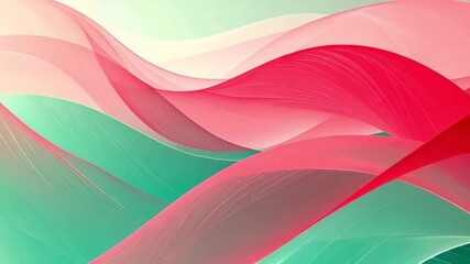 Green and Red Abstract Background 