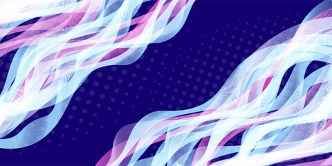 Wall Mural - Geometric abstract background with colorful lines