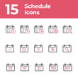 © 371 - schedule Icons