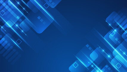 Blue Technology Gradient Vector Background
